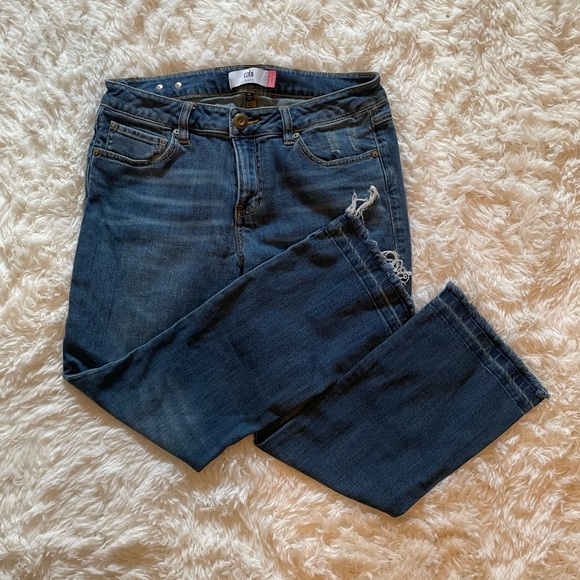 CAbi Blue Cropped Jeans Classic Denim - Picture 2 of 6